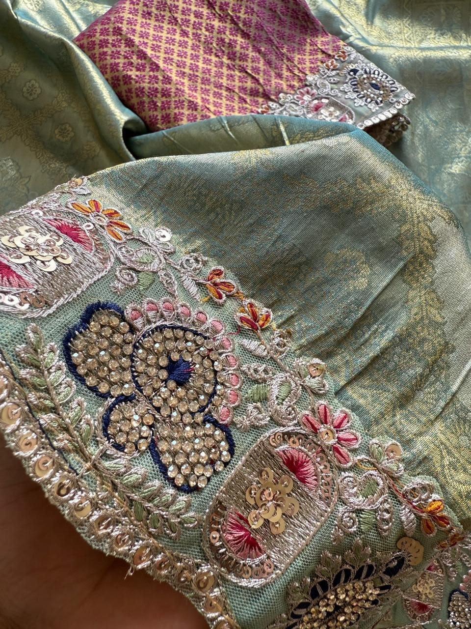 Soft Silk Saree With Self Jaquard Weaving